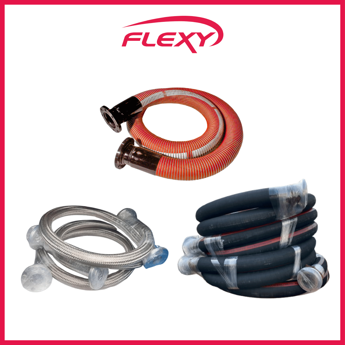 Flexy Composite Hose, Rubber Hose, Stainless Steel Hose